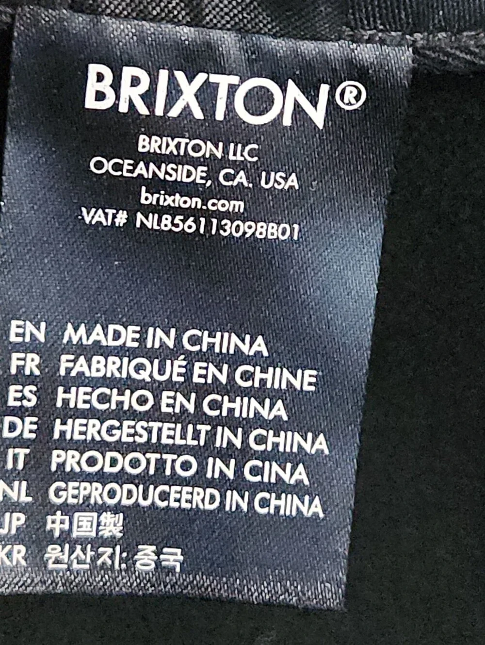 Brixton Black 100% Wool Felt Wide Brim Fedora Hat XS 54cm